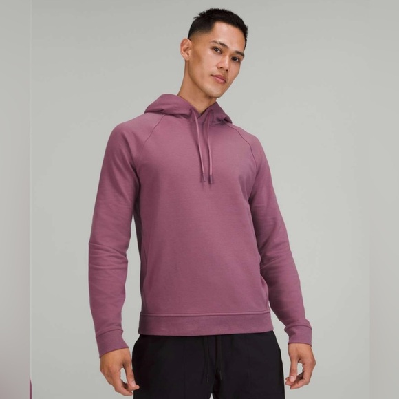 Mens Lululemon City Sweat Pullover Hoodie Vintage Plum Size Small - Picture 1 of 12